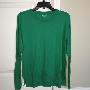 Anthropologie Emerald Green Sweater